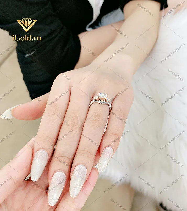 nhẫn nữ kim cương Lab-Grown