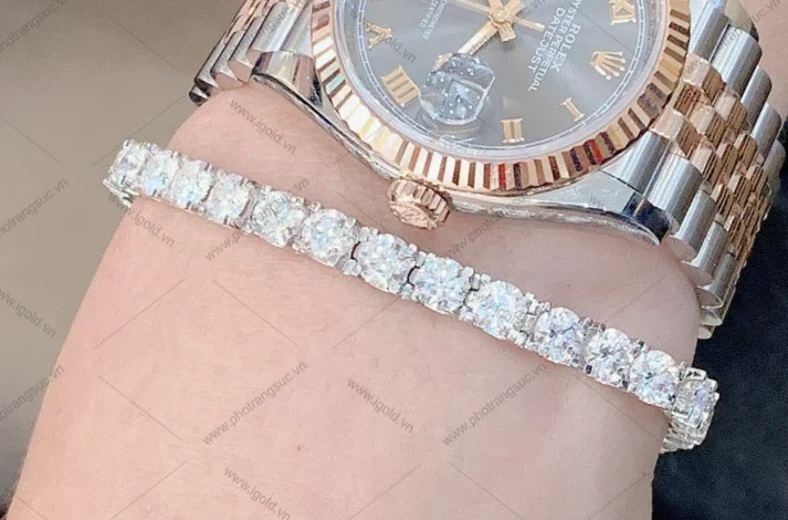 Lắc tay nam kim cương Lab-Grown: Sang trọng và lịch lãm