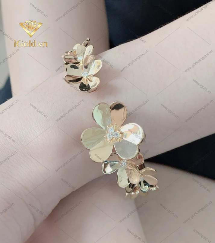 lắc tay nữ kim cương Lab-Grown