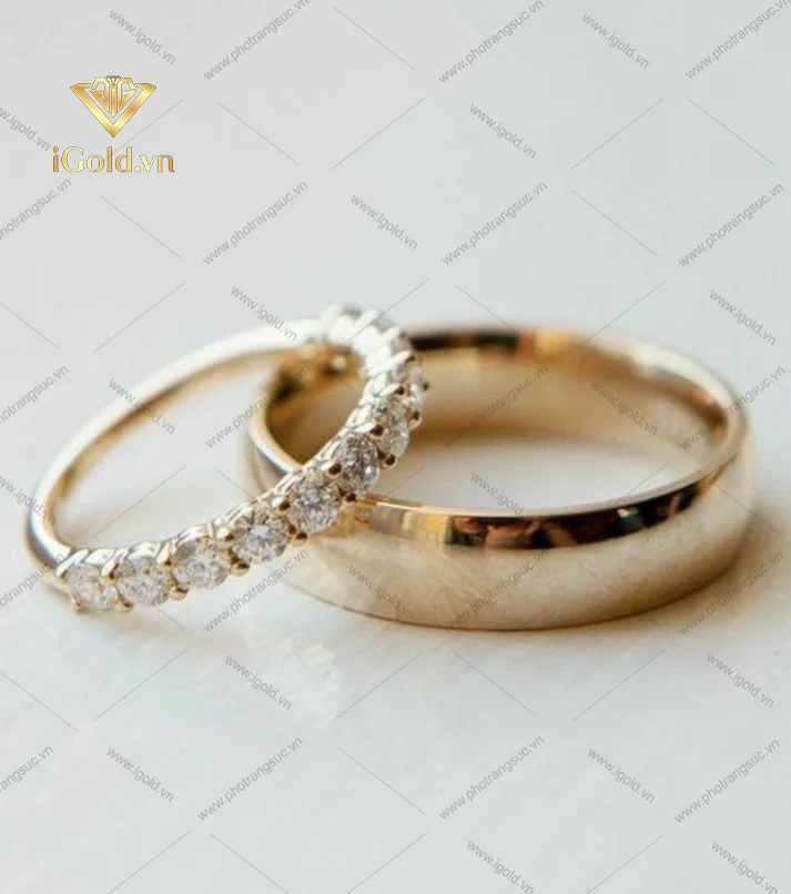 nhẫn cưới kim cương Lab-Grown